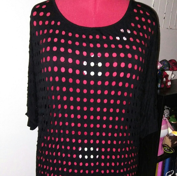 Love Point Net Top - Picture 1 of 4